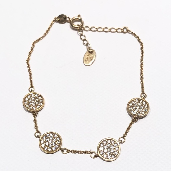 Jewelry - Gold tone sterling silver (925) bracelet